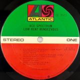 Ace Spectrum – Low Rent Rendezvous – Atlantic Promo LP