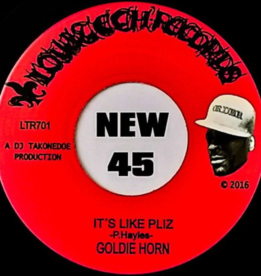 Goldie Horn - Its Like Pliz b/w Remix - Lowtechrecords 7"
