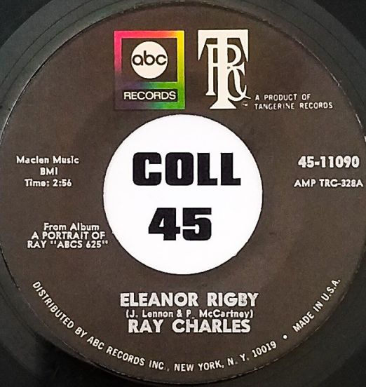 Ray Charles - Eleanor Rigby b/w Understanding - Abc 7"