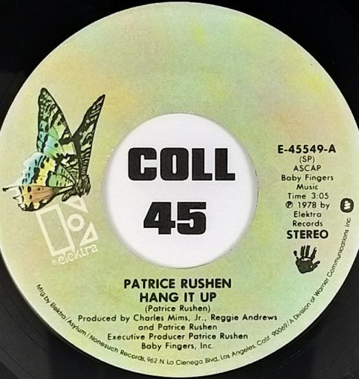 Patrice Rushen - Hang It Up b/w It' Just A Natural Thing - Elektra 7"