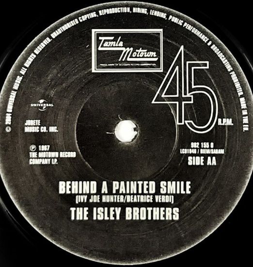 The Isley Brothers - Behind A Painted Smile b/w This Old Heart Of Mine (Is Weak For You) - Tamla Motown 7"