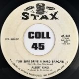 Albert King – Cold Feet b/w You Sure Drive A Hard Bargain – Stax Promo 7″