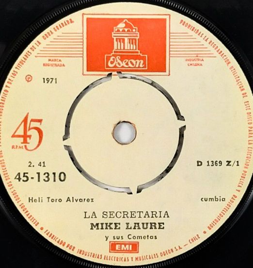Mike Laure - La Secretaria b/w La Yerbita - Odeon 7"