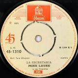 Mike Laure – La Secretaria b/w La Yerbita – Odeon 7″
