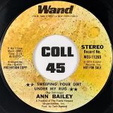 Ann Bailey – Sweeping Your Dirt Under My Rug (Stereo) b/w Mono – Wand Promo 7″