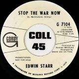 Edwin Starr – Stop The War Now b/w Same – Gordy Promo 7″