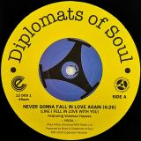 Diplomats Of Soul – Never Gonna Fall In Love Again (Like I Fell In Love With You) b/w Instrumental – Diplomats Of Soul 12″