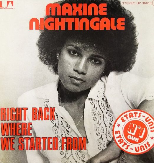 Maxine Nightingale - Right Back Where We Started From b/w Believe In What You Do - UA 7"