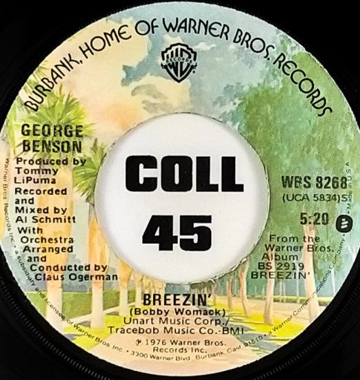 George Benson - Breezin' b/w Six To Four - WB 7"