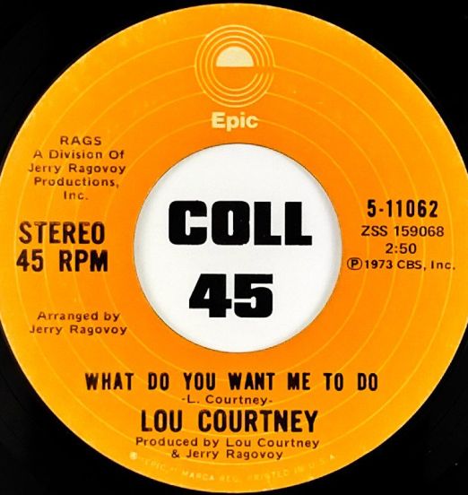 Lou Courtney - What Do You Want Me To Do b/w Beware - Epic 7"