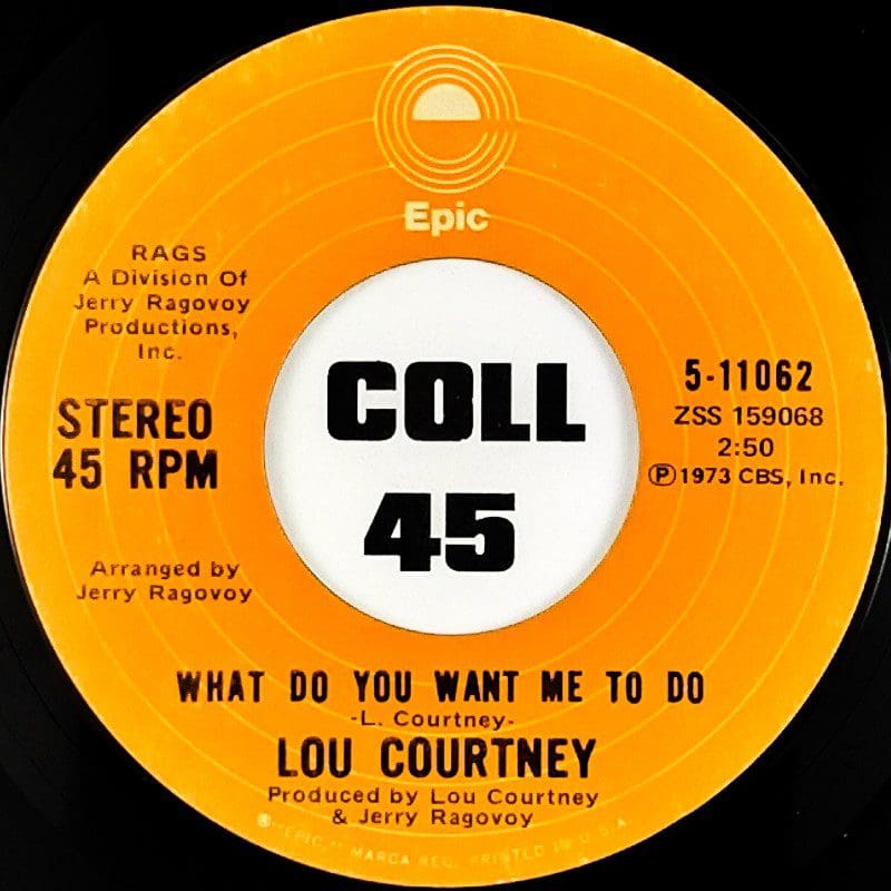 Lou Courtney - What Do You Want Me To Do b/w Beware - Epic 7