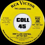 The Loading Zone – Don’t Lose Control (Of Your Soul) b/w Danger Heartbreak Dead Ahead – RCA DJ 7″