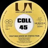 Maxine Nightingale – Right Back Where We Started From b/w Believe In What You Do – UA 7″