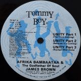Afrika Bambaataa & The Godfather Of Soul James Brown – Unity – Tommy Boy 12″