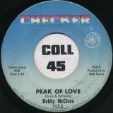 Bobby McClure – Peak Of Love b/w You Got Me Baby – Checker 7″