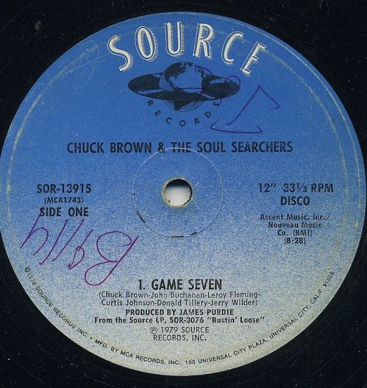 Chuck Brown And The Soul Searchers - Game Seven b/w If It Ain't Funky - Source 12"