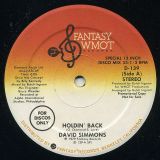 David Simmons – Holdin’ Back b/w Uh Oh I Did It Again – Fantasy WMOT DJ 12″