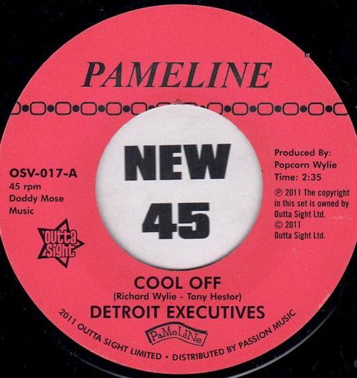 Detroit Executives / Mighty Lovers - Cool Off b/w Mighty Lover - Outta Sight UK 7"
