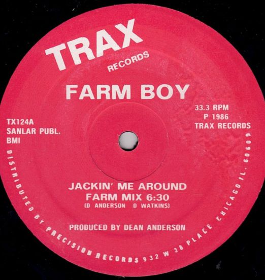 Farm Boy - Jackin' Me Around - Trax 12"