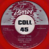 Herbie Fields And Orchestra – Mr. Jump b/w I Love You – Parrot 7″ Red