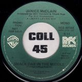Janice McClain – Smack Dab In The Middle b/w Mono – RFC 7″