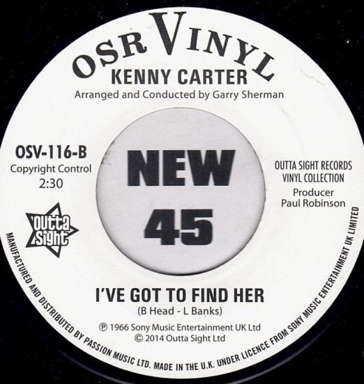 KennyCarter-I'veGotToFindHerB