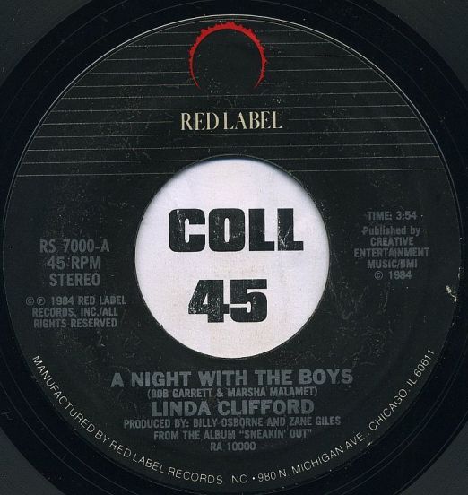 Linda Clifford - A Night With The Boys b/w I Just Want To Hold You - Red 7"