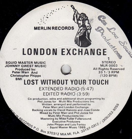 London Exchange - Lost Without Your Touch - Merlin 12"