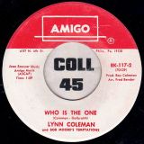 Lynn Coleman And Bob Moore’s Temptations – Viet Nam Diary b/w Who Is The One – Amigo 7″