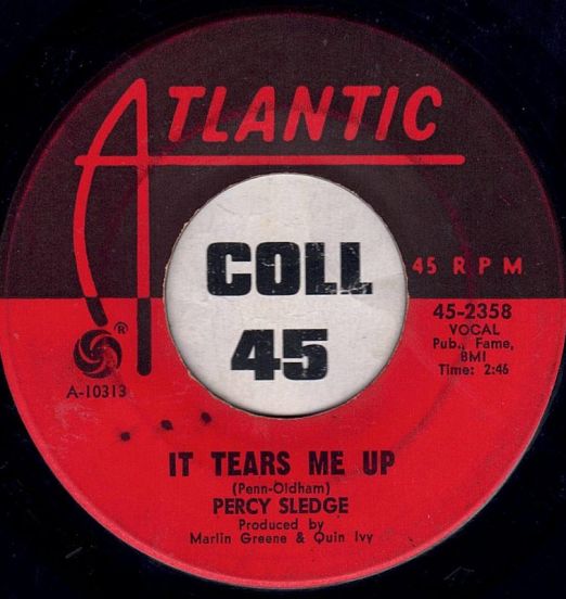 Percy Sledge - It Tears Me Up b/w Heart Of A Child - Atlantic 7"