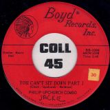 Philip Upchurch Combo – You Can’t Sit Down Pt.1 b/w Pt.2 – Boyd 7″
