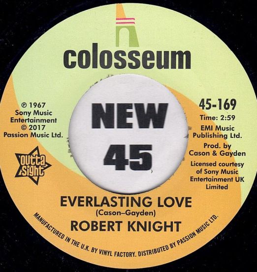 Ruby Winters - Love On A Mountain Top b/w In Everlasting Love - Outta Sight UK 7"