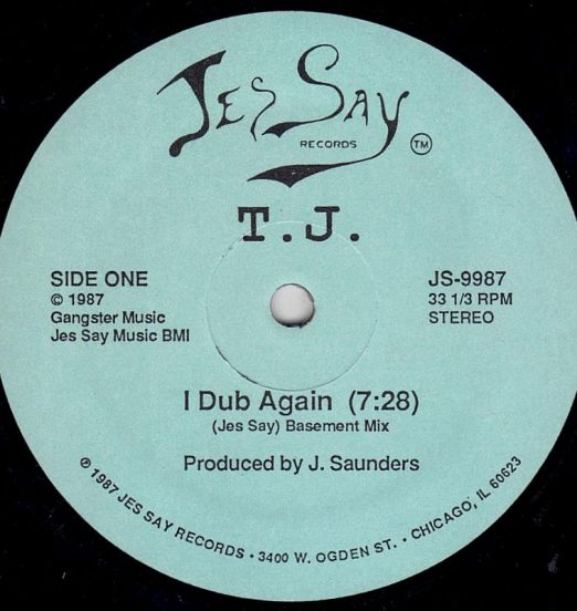 T.J. - I Dub Again b/w I'm Back Again - Jes Say 12"