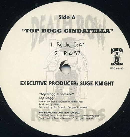Top Dogg - Top Dogg Cindafella - Death Row 12"