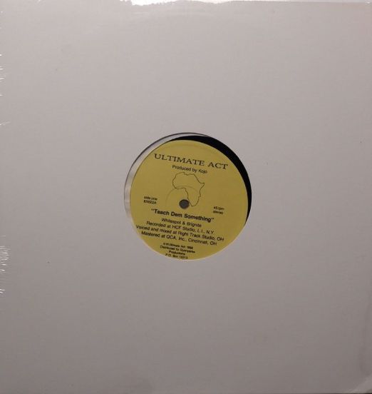 Whitespot & Brignite - Teach Dem Something b/w Version - Ultimate Act 12"