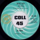 Al Kent – Bless You b/w Flaming Embers – Bless You – RicTic 7″