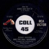 Benny Gordon And The Soul Brothers – Up And Down b/w Come And Get It – RCA Victor 7″