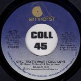 Black Ice – Girl, That’s What I Call Love b/w Making Love In The Rain – Amherst 7″