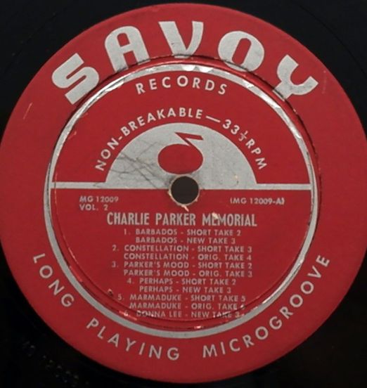 CharlieParker-CharliePArkerMemorialLABEL