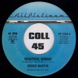 Derek Martin – Beautiful Woman b/w Instrumental – All Platinum 7″