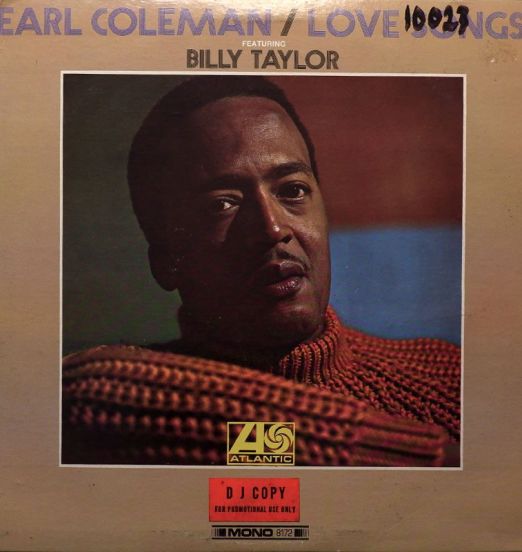 Earl Coleman Featuring Billy Taylor - Love Songs - Atlantic DJ LP
