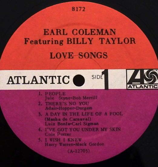 EarlColemanWithBillyTaylor-LoveSongsLABEL