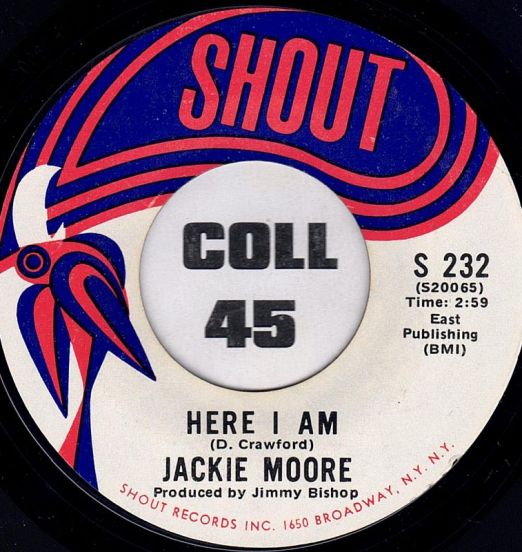 Jackie Moore - Here I Am b/w Dear John - Shout 7"