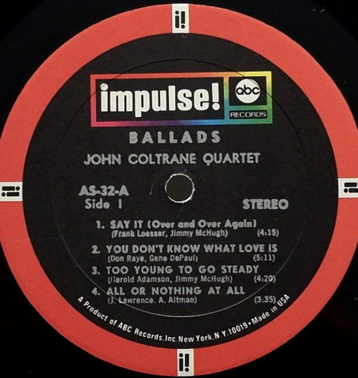 JohnColtraneQuartet-BalladsLABEL