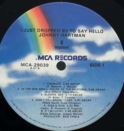 JohnnyHartman-IJustDroppedByToSayHelloLABEL