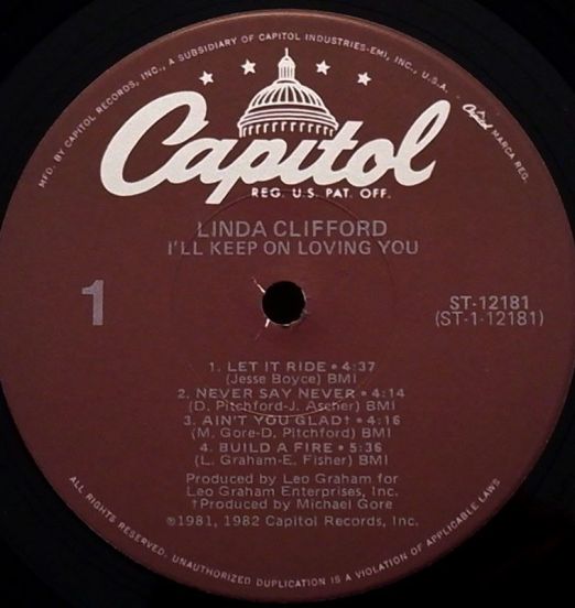 LindaClifford-IllKeepOnLovingYouLABEL