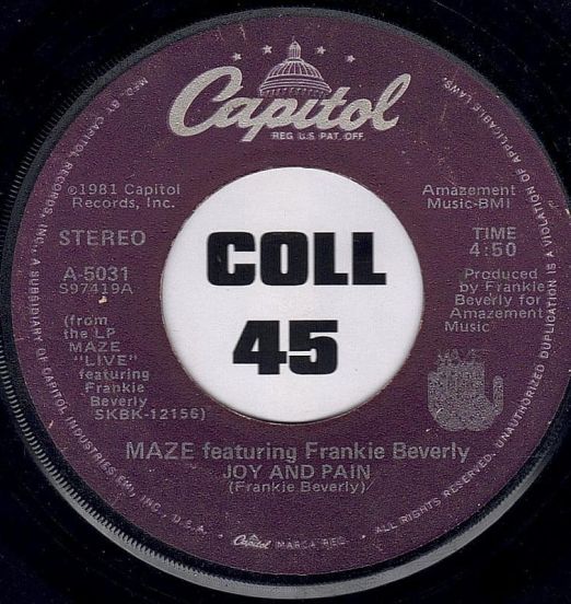 MazeFeatFrankieBeverly-JoyAndPainA