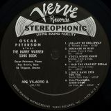 Oscar Peterson – Plays The Harry Warren And Vincent Youmans Song Books – Verve LP