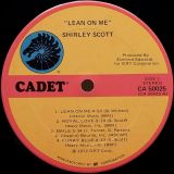 Shirley Scott – Lean On Me – Cadet LP