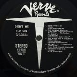 Stan Getz – Didn’t We – Verve LP